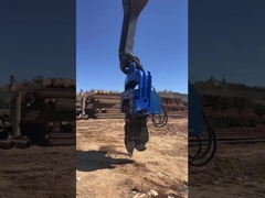 Hydraulischer Pfahltreiber für Bagger