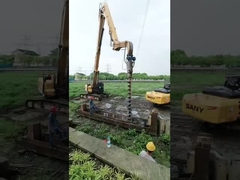 V+AUGER hydraulisches Bohrgerät mit Schleuder