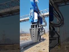 Photovoltaik-Pfahlramme für Zementpfähle 48-52 Tonnen HITACHI-Bagger