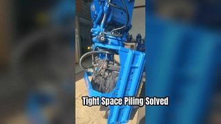 Display für Rammgerät mit seitlichem Griff