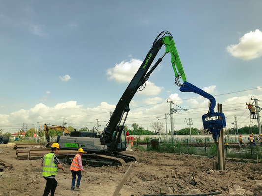 3500 RPM Vibro Hammer For Hard Earth Ground Condition Pile Driving Works