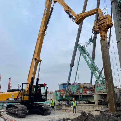 30Mpa Hydraulic Pile Driver - 8m Sheet Piling Work & Reliable Performance