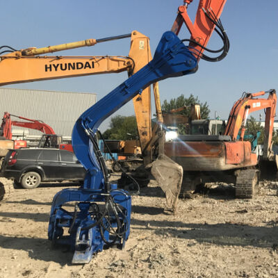 Versatile Pile Driver: Quick-Change Setup & Efficient Steel Rail Vibro Piling