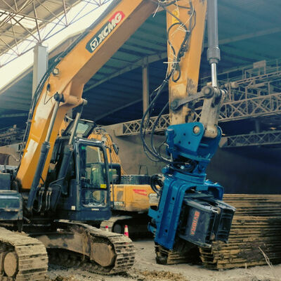 The Narrow-Space Solution: A Side-Grip Pile Driver with Compact Design for Tight Sites