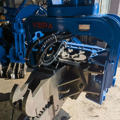 360 Degree Pile Driver: 12M Vibro Hammer for 23-27 Ton Excavators – Versatile Application & Perfect Excavator Match