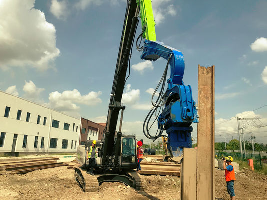 Hydraulic Pile Driver with Quick-Change Function for 17-Ton Excavators
