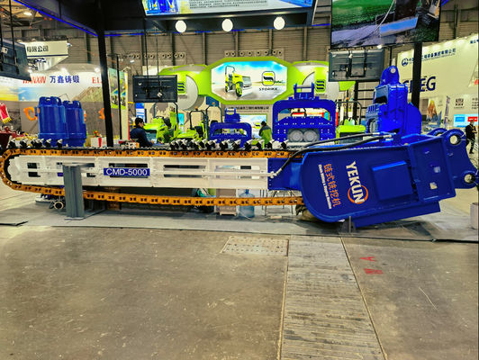 CMD-Kettenschneider für die hocheffiziente Bodenstabilisierung beim Bau von Staudämmen und Dämmen