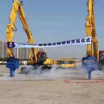 Yellow Color Pile Driver - High Construction Efficiency & Durable For Concrete Pile Projects