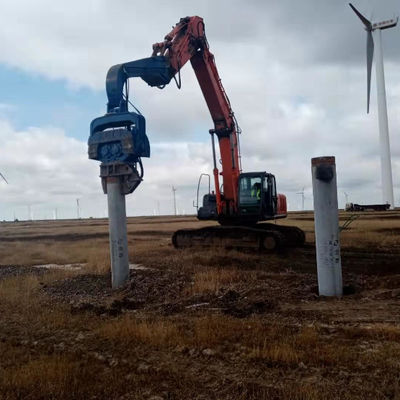 Solar Foundation Pile Driver: 12m Working Depth, High Efficiency & Precise Positioning