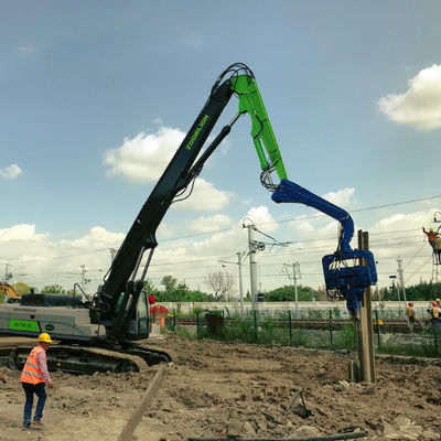 15m Hydraulic Pile Hammer: High-Frequency Vibro Driver for Deep Foundation Work