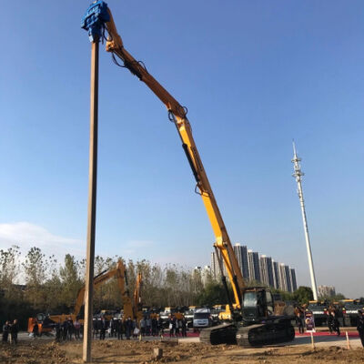 3200RPM High-Speed Excavator Mounted Pile Driver – 21M Sheet Pile Capacity for Construction