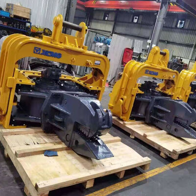 High Precision Sheet Vibro Pile Driver - Amphibious Excavator Mounted Type