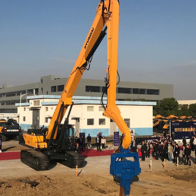 12 Meter-harter Boden-hydraulischer Schwingungs-Rammbär/Vibrationskraft des blatt-Stapel-Fahrer-420 KN