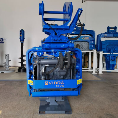 Self Lubricating Bearing Low Maintenance Pile Driver – Static Crushing Low Vibration Noise Design For Confined Sites