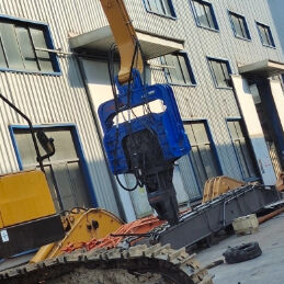 Niedrige Wartungskosten Design Pile Driver mit geringen Geräuschen und umweltfreundlichen Betrieb