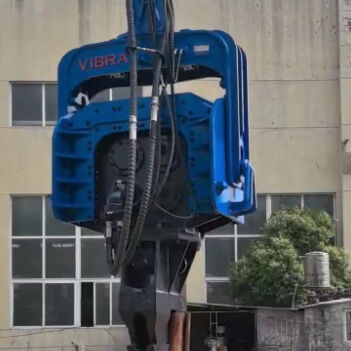 Hochdrehmoment-Pfahlramme für 65-75T Bagger: Vier-Exzenter-Design