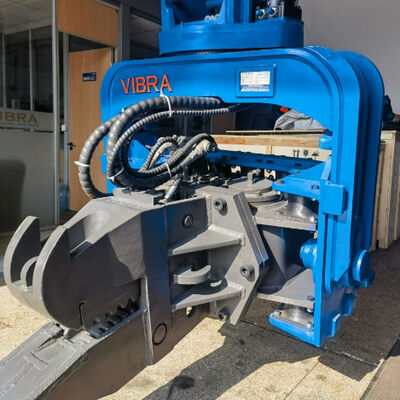 360-Grad-Pfahlramme: 12-M-Vibrohammer für 23-27-Tonnen-Bagger – vielseitige Anwendung und perfekte Abstimmung auf den Bagger