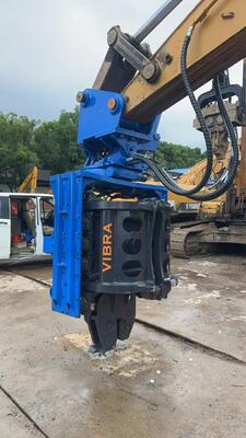 Quick Tool Change System & Dual Pump Flow Merging System – SV-400 Side Grip Pile Driver Made In China