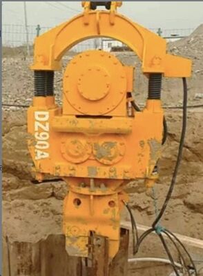 DZ120A Elektro-Vibrationspfahltriebgerät Null Emissionen Außenempfindliche Umgebungen & Einstellbarer Aufprallfrequenzkontrolle Für 600-2000mm-Pfahlen