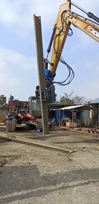 Universal Side Grip Pile Hammer: Easy Installation on 20T Excavators with Quick Connection